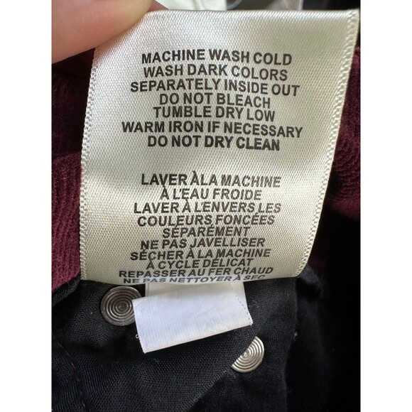 Jag Jeans Women's Petites High Rise Corduroy Straight Leg Pull On Pants 14 - Picture 7 of 7